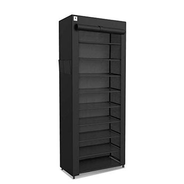 ZYBUX - 10 Tier Shoe Rack 27 Pair Shoe Storage Organiser - ZYBUX